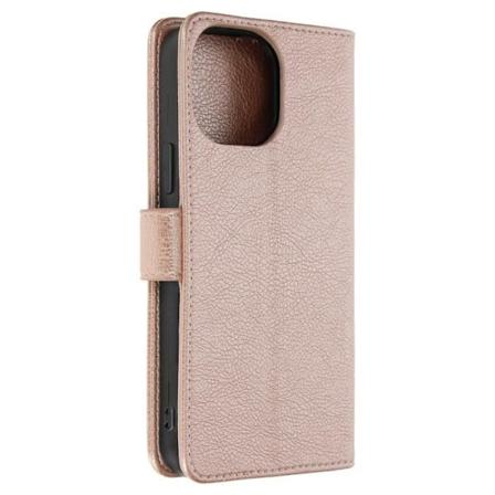 Cover til iPhone 15 Pro - AVIZAR - Chesterfield - Wallet Flip - Video Support - Pink Rosa