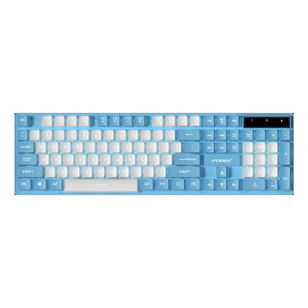 Gaming Tangentbord Kompatibelt med Logitech, Trådbundet Bakgrundsbelyst Färgmatchande Mekanisk Känsla Tangentbord