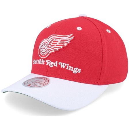 Mitchell & Ness - NHL Röd adjustable Keps - Detroit Red Wings All In 2.0 Pro Red/Yellow Adjustable @ Hatstore