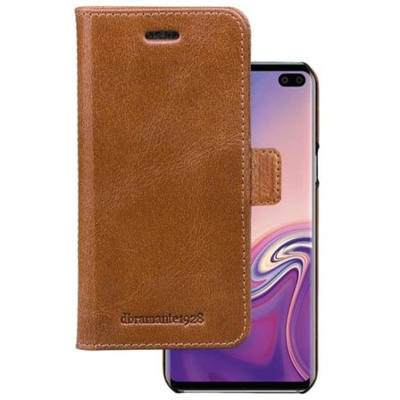 dbramante wallet bookcover copenhagen - tan - for samsung S10+