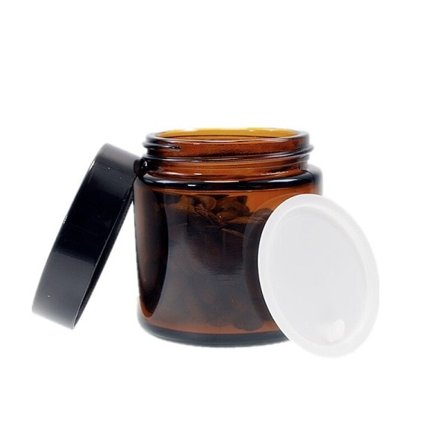 Bärbar glas burk 130 ml kaffe bönor förvaring tank kaffe kvarn kaffe pulver behållare