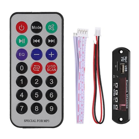 Bluetooth MP3 WMA WAV APE Lossless Musikkdekoderkort Støtte Radio FM USB Disklesing