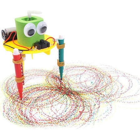 DIY Sød Doodle Tegne Robot Videnskab Eksperiment Skole Børn Uddannelse