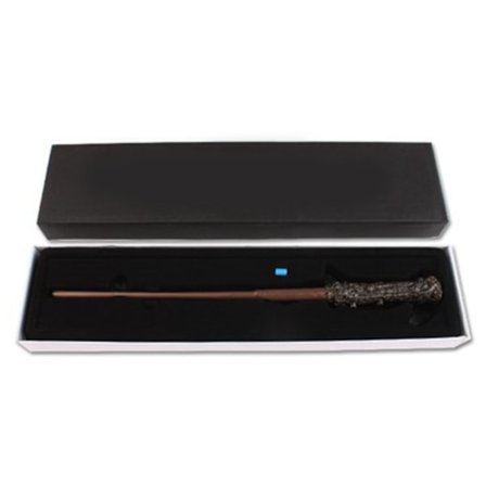 Tryllestav 35 cm Længde LED Lys Holdbar Resin Batteridrevet Cosplay Stav til Fest Rollespil