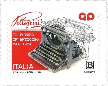 Italien - Pellegrini-skrivemaskiner - Postfrisk frimærke