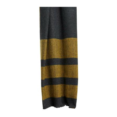 Mango Striped Halstørklæde Grå, Herre Halstørklæder og Tørklæder, Størrelse: ONE Size