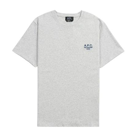 A.p.c., T-shirt Grijs, Heren, Maat:S