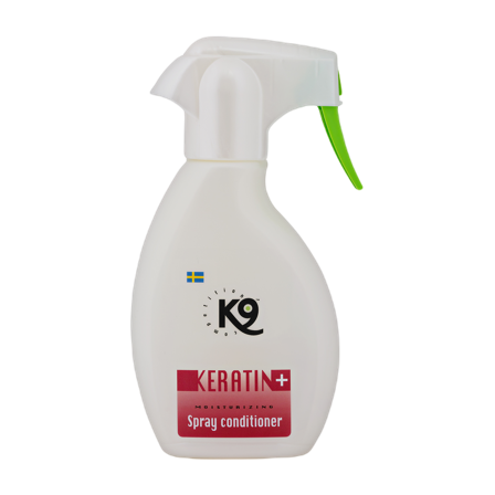 K9 Competition - Keratin+ Coat Repair Moisturizer Leave In Spray Ultra-Restorating White 250 ml - Hund - Pelspleie Trim- og hundebad - Hundebalsam og 