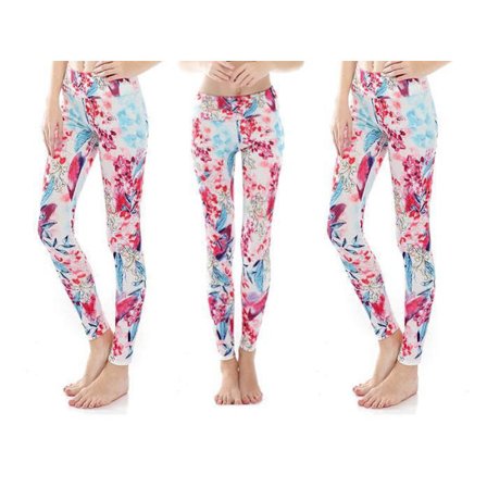 Cherry Blossom Yoga Leggings