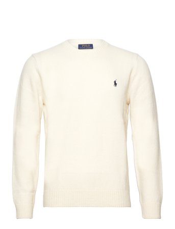 Polo Ralph Lauren Wool-Cashmere Crewneck Sweater - Cream - L