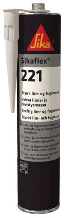 Sika Flex-221 Fogmassa vit, vibrationsdämpande 300 ml, Kemteknik