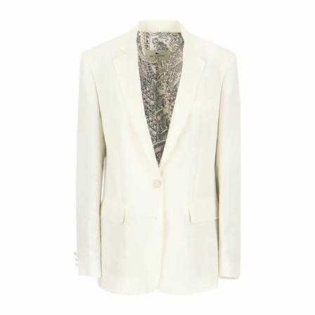 Etro Blazers vit, Dam, Dam, Storlek: S