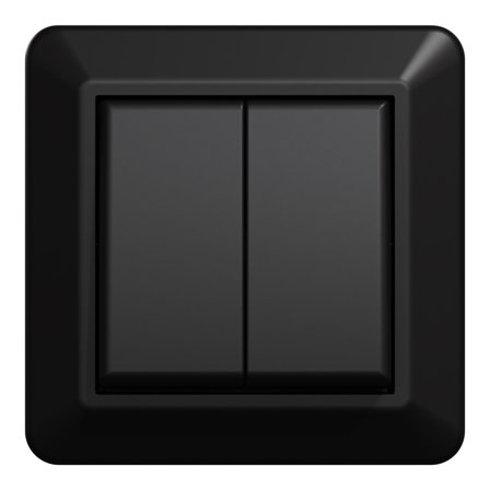 Elko EKO40003 RS Strømbryter svart, innfelt, Strømbrytere & vegguttak