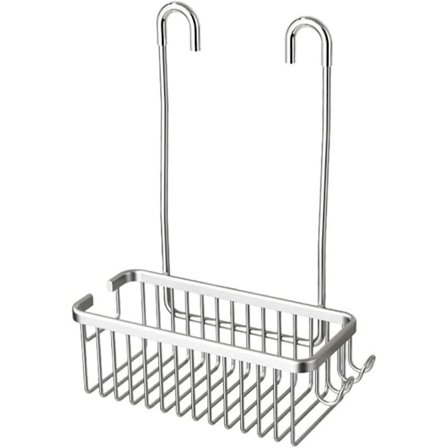 Duschkorg med hänge, badrum dusch kran, hängande korg, badrum organisation förvaringsställ