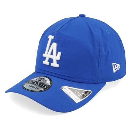 New Era - MLB Blå unconstructed Keps - Los Angeles Dodgers Everyday Nylon Royal/White Dad Cap @ Hatstore