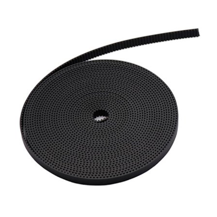 GT2-rem PU med stålkärna GT2-rem 2GT-kamrem Bredd 6 mm för 3D-skrivardelar Slitstark förstärkning Öppen rem