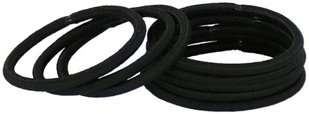 Senze Hårelastikker 8-pak Sort, Hår, Hårpynt, Hårelastikker