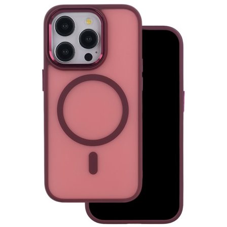 Frostat MagSafe-skal till iPhone 17 Pro – Röd