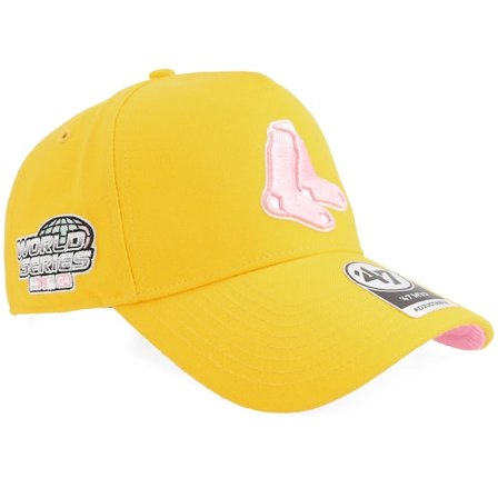 47 Brand - Amarillo adjustable Gorra - Hatstore Exclusive x Boston Red Sox World Yellow Gold A-Frame Adjustable @ Hatstore