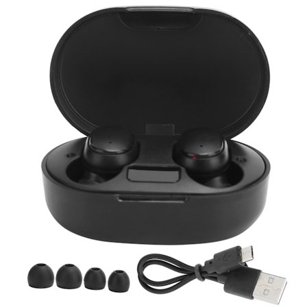 E6S TWS Bluetooth V5.1 Hörlurar Trådlösa Bärbara Sport Hörlurar för Smartphone