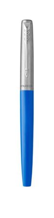 PARKER Jotter Fountain Pen Blue/Stainless Steel Barrel Blue and Black Ink - 2096858