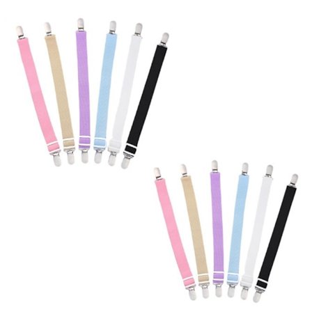 12 stk. lakenstropper, elastiske lakenstrammere, justerbare