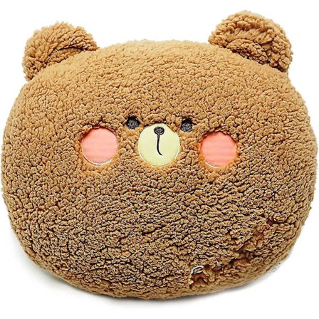 Teddy Bear Plys Pude, Super Blød Udstoppet Bjørn, Sød Plys Bjørn Kælepude til Børn