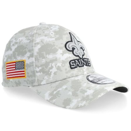 New Era - NFL Camo fitted Keps - New Orleans Saints 39THIRTY NFL Salute To Service Camo Fitted @ Hatstore