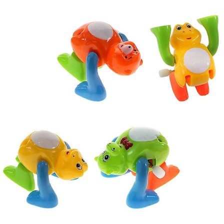 Urverksdjur Leksaker Uppdragbara Volter Leksaker 4 st för Barn Lek [D]