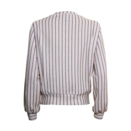 Poools Round-neck Knitwear , Bruin , Dames , Maat: 2XL Truis
