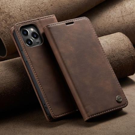 SQBB iPhone 13 mobildeksel skinndeksel flip-deksel coffee Apple 13