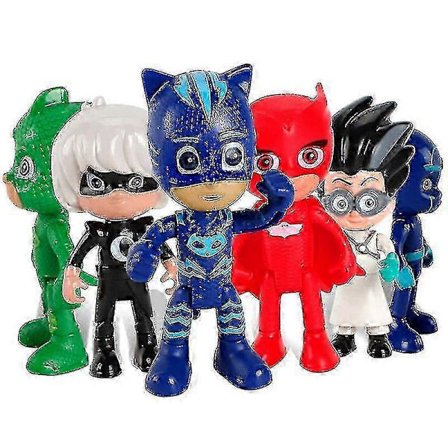 2025 6 stk./sett Pj Masks Catboy Kappe Actionfigurer Barneleke Gave