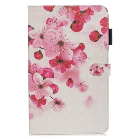 iPad 9.7" 5/6, iPad Air/Air 2 Plånboksfodral med tryck - Blommor