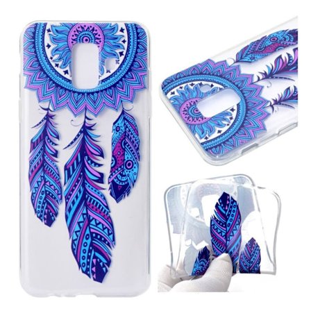 Samsung Galaxy A6 mobiletui i plastik og silikone med printet mønster - Drømmefanger