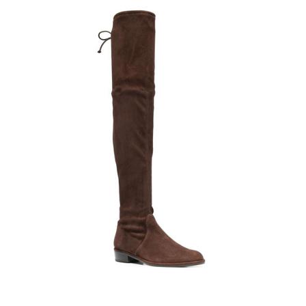 Stuart Weitzman, Over-knee Boots Bruin, Dames, Maat:39 EU