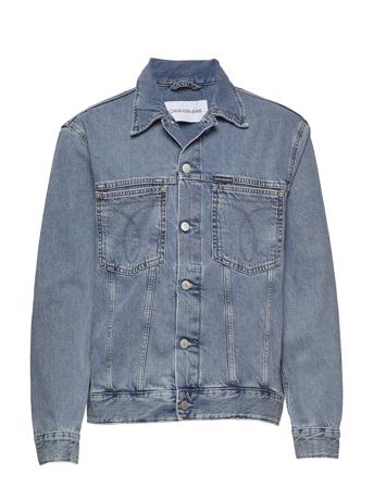 Iconic Over D Denim Jacket Blue Calvin Klein Jeans