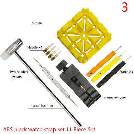 IC 1 Set Klockarmband Länkjusterare Kedjepinn Remover Justera Remover 3(11PCS)