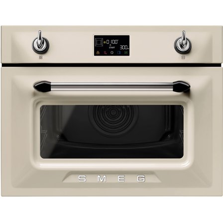 Smeg SO4902M1P Kombinationsmikrovågsugn 40 liter, creme | Vitvaror > Ugnar > Kombiugn | Bagaren och Kocken