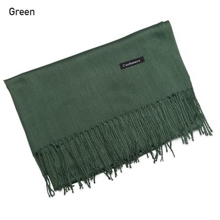 Cashmere Scarf Ullsjal GRÖN