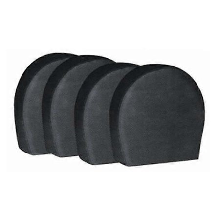 4 st Däckskydd Vattentätt Slitstarkt Svart Bildäck Hjulskydd för Husbil