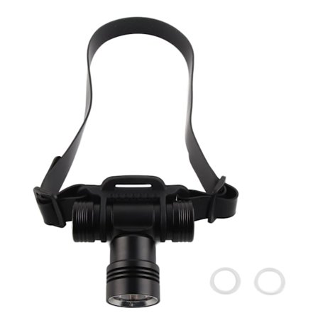 8000LM Dykkerlygte 3 Lystilstande IPX8 Vandtæt 100m Undervands Svømme Forlygte Amfibisk Aluminium Legering Gult Lys