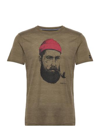 M Sailor Tee T-shirts Short-sleeved Khaki Green Super.natural