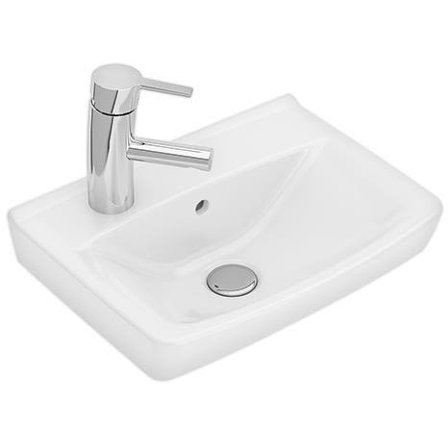 Ifö Spira 15048 Vaskeservant 41,5 cm, kranhull venstre, Baderom
