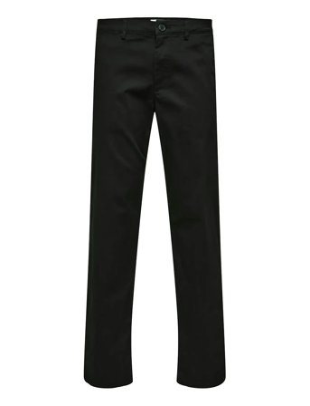 Slh196-Straight New Miles Flex Pant Noos Black Selected
