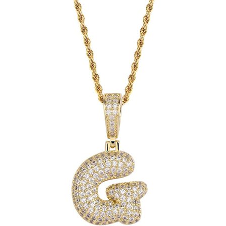 Guld Bokstav Halsband för Kvinnor Personligt Initialt Namn Halsband Män Rostfritt Stål Repkedja