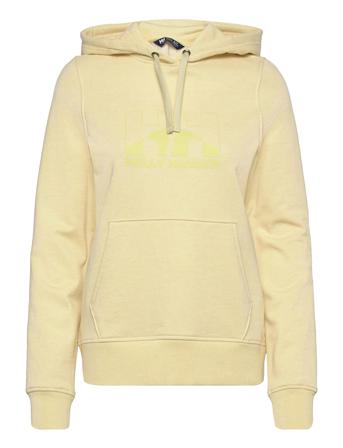 W Nord Graphic Pull Over Hoodi Yellow Helly Hansen