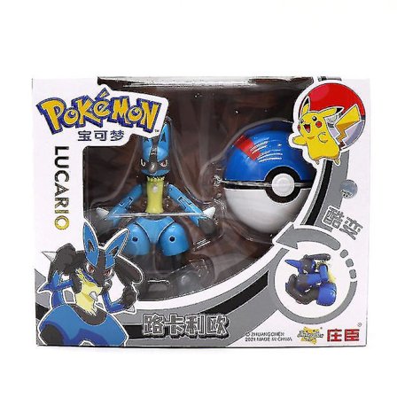 Deformerad Pikachu-docka Pokeball Barnleksak Present Deformerade leksaker