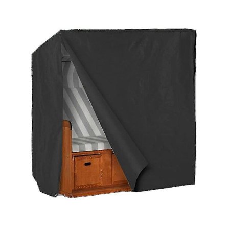 Beskyttelsestrekk for strandstol, vinterbestandig, 135x105x175cm vanntett, rivebestandig, UV- og vannavvisende, beskyttelsestrekk