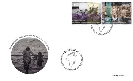 Grønland - Etnografiske fotos - Førstedagskuvert