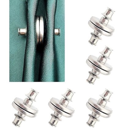 10 stk gardinmagneter lukking med feste gardinvekter magneter knapp gardin magnetisk tilbakeholdingsknapp hindrer lys i å lekke
